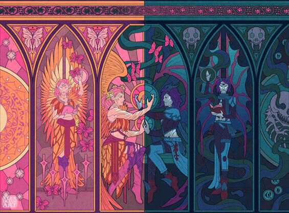 Mesmer and Necromancer